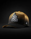 AI VZNR Premium Streetwear Cap – Black & Gold Edition